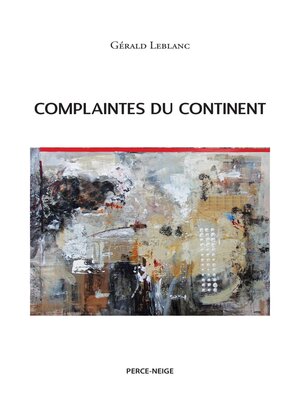 cover image of Complaintes du continent